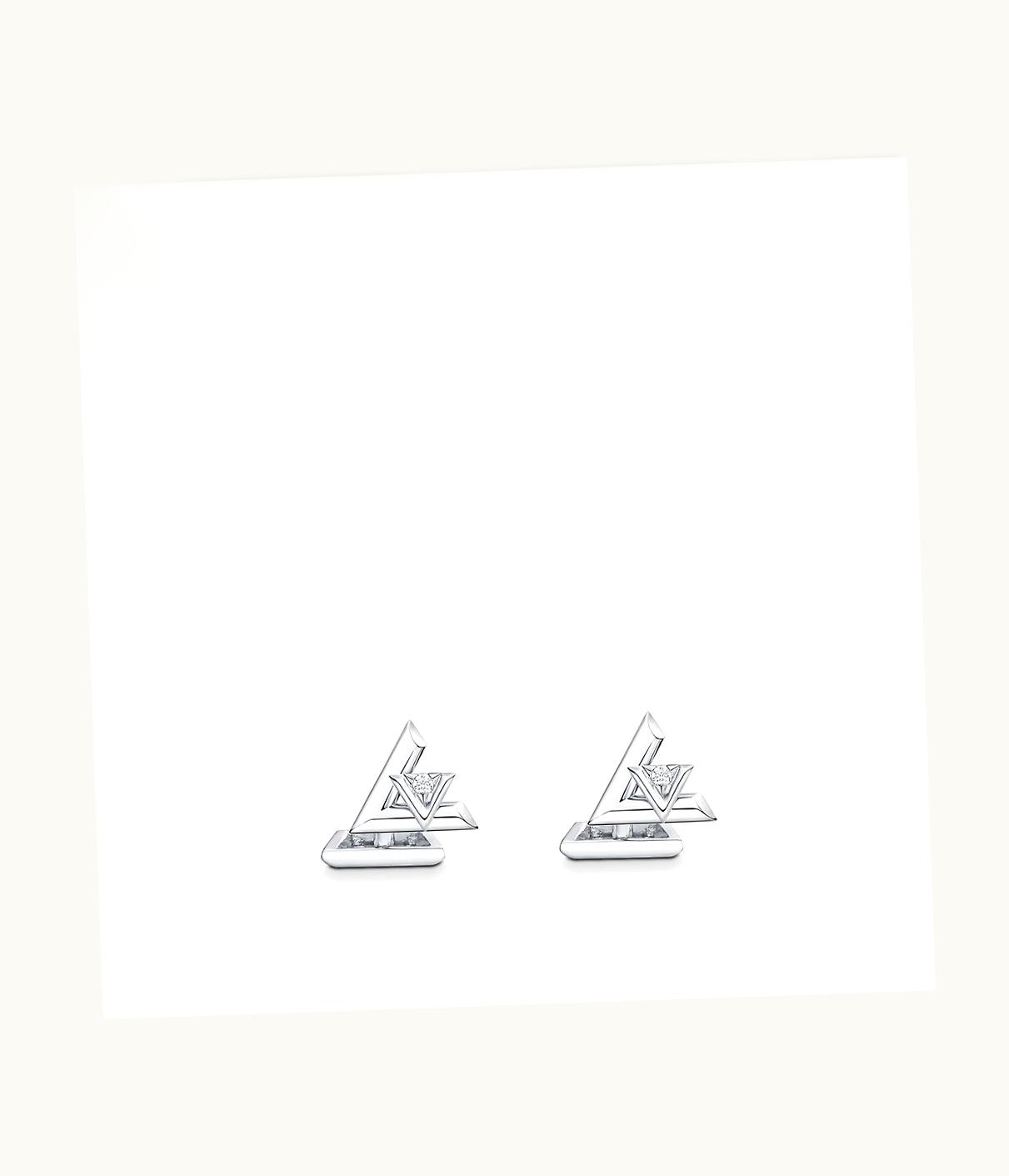 Louis Vuitton Louis Vuitton LV Volt One Cufflinks, White Gold And Diamonds