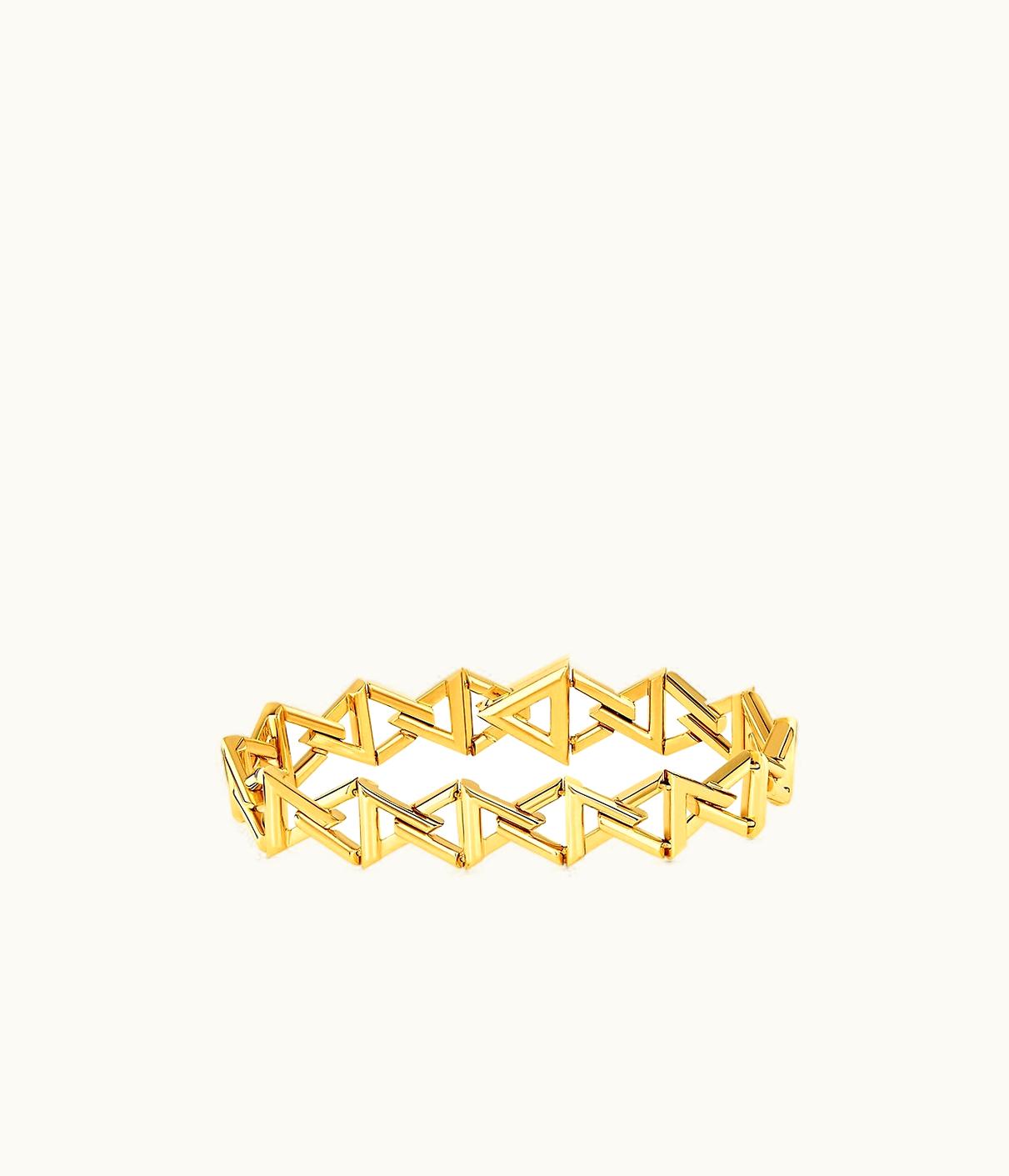 Louis Vuitton Louis Vuitton LV Volt Curb Chain Large Bracelet, Yellow Gold