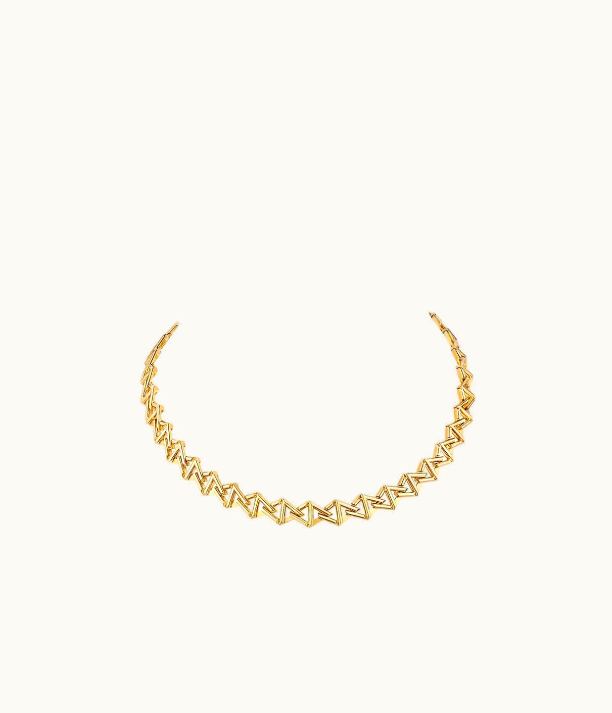 Louis Vuitton Louis Vuitton LV Volt Curb Chain Necklace, Yellow Gold
