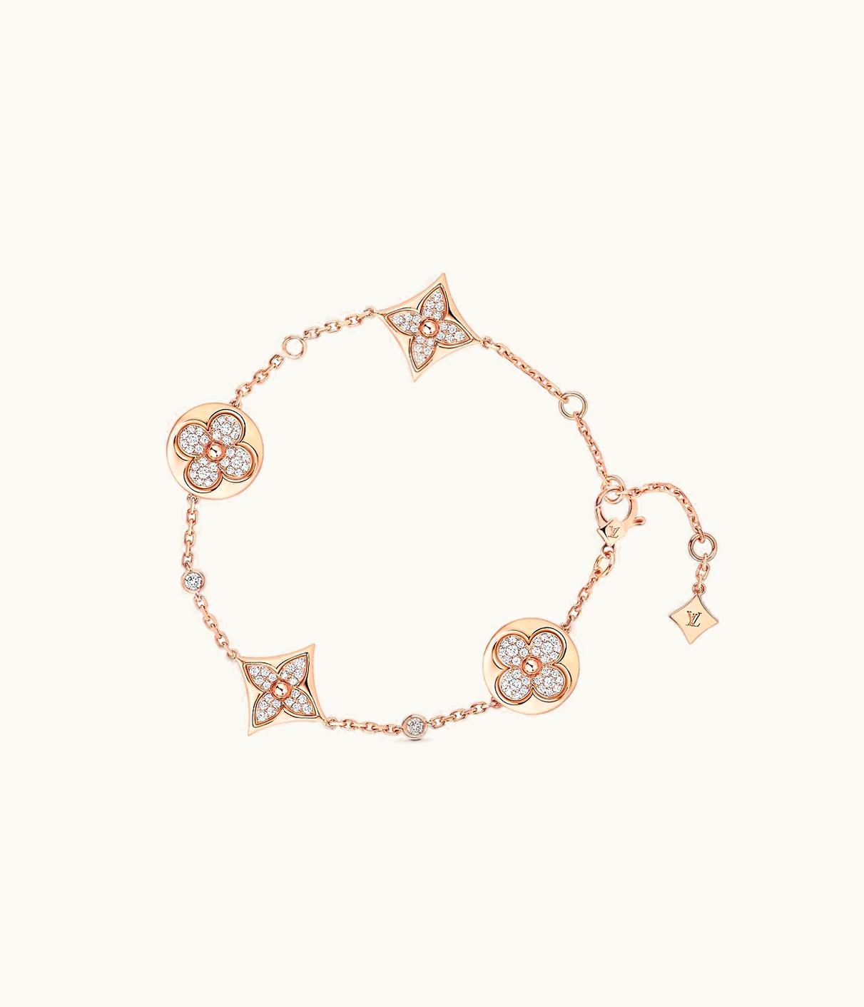 Louis Vuitton Louis Vuitton Colour Blossom BB Multi-Motifs Bracelet, Pink Gold And Diamonds