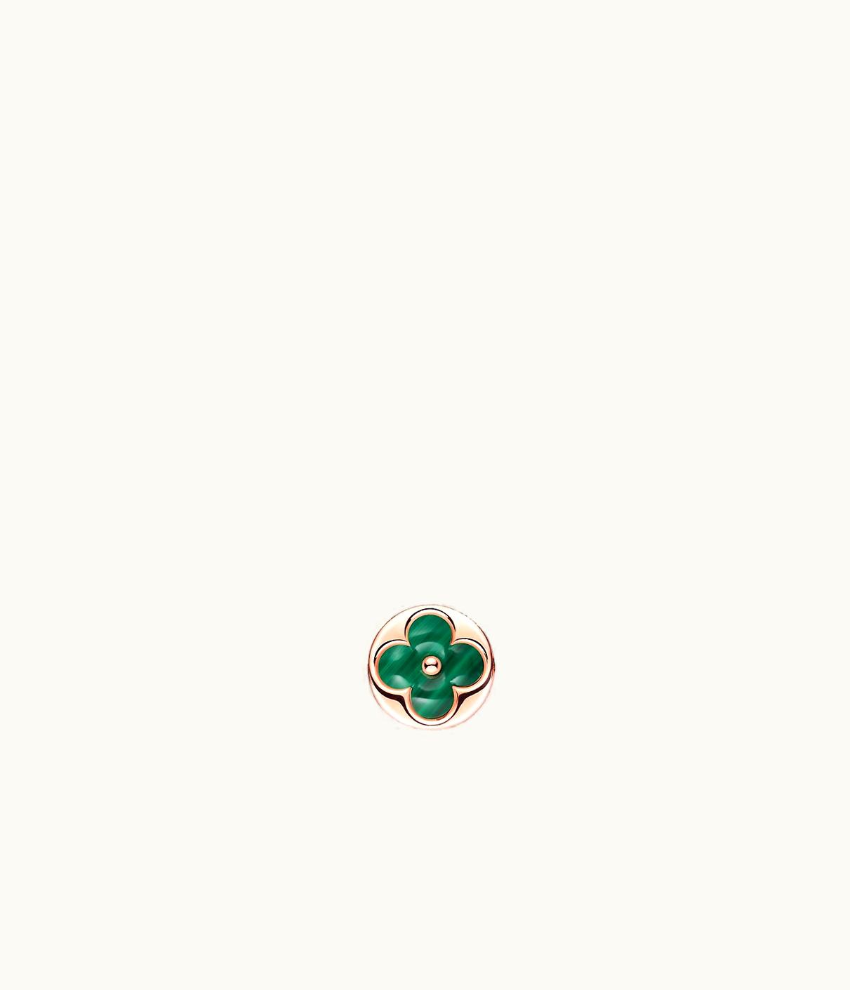 Louis Vuitton Louis Vuitton Colour Blossom Bb Sun Ear Stud, Pink Gold And Malachite - PER Unit UZ0149350