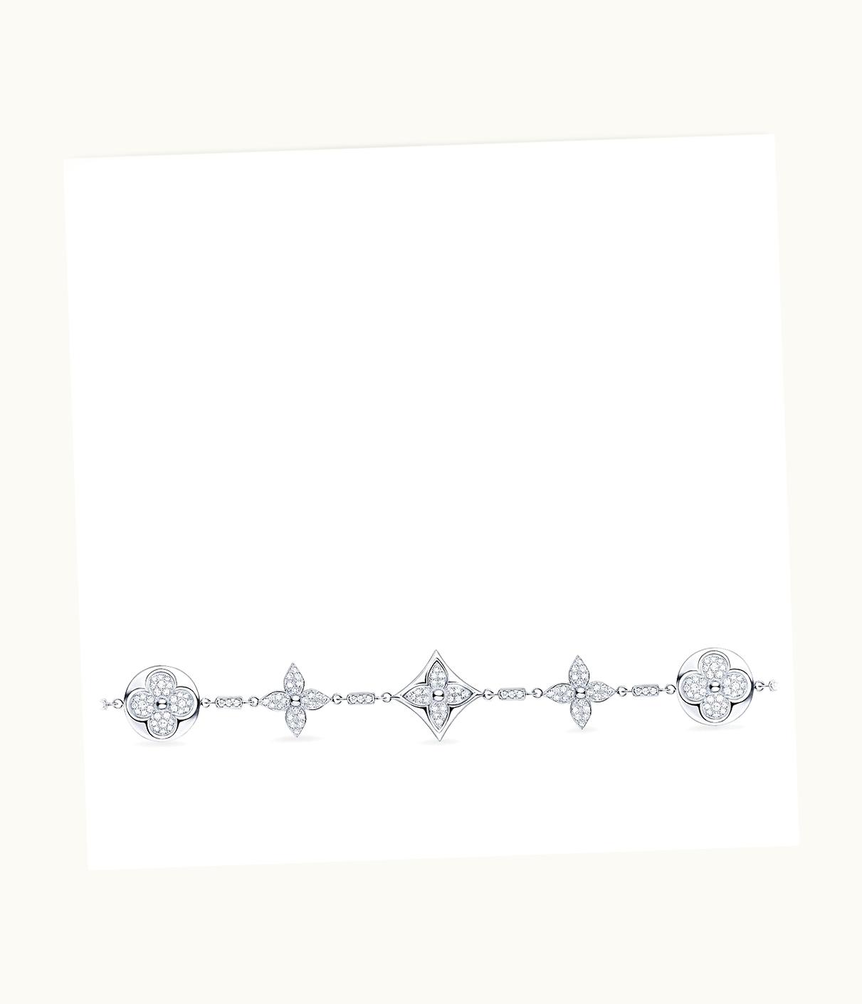 Louis Vuitton Louis Vuitton Colour Blossom Bracelet, White Gold And Diamonds