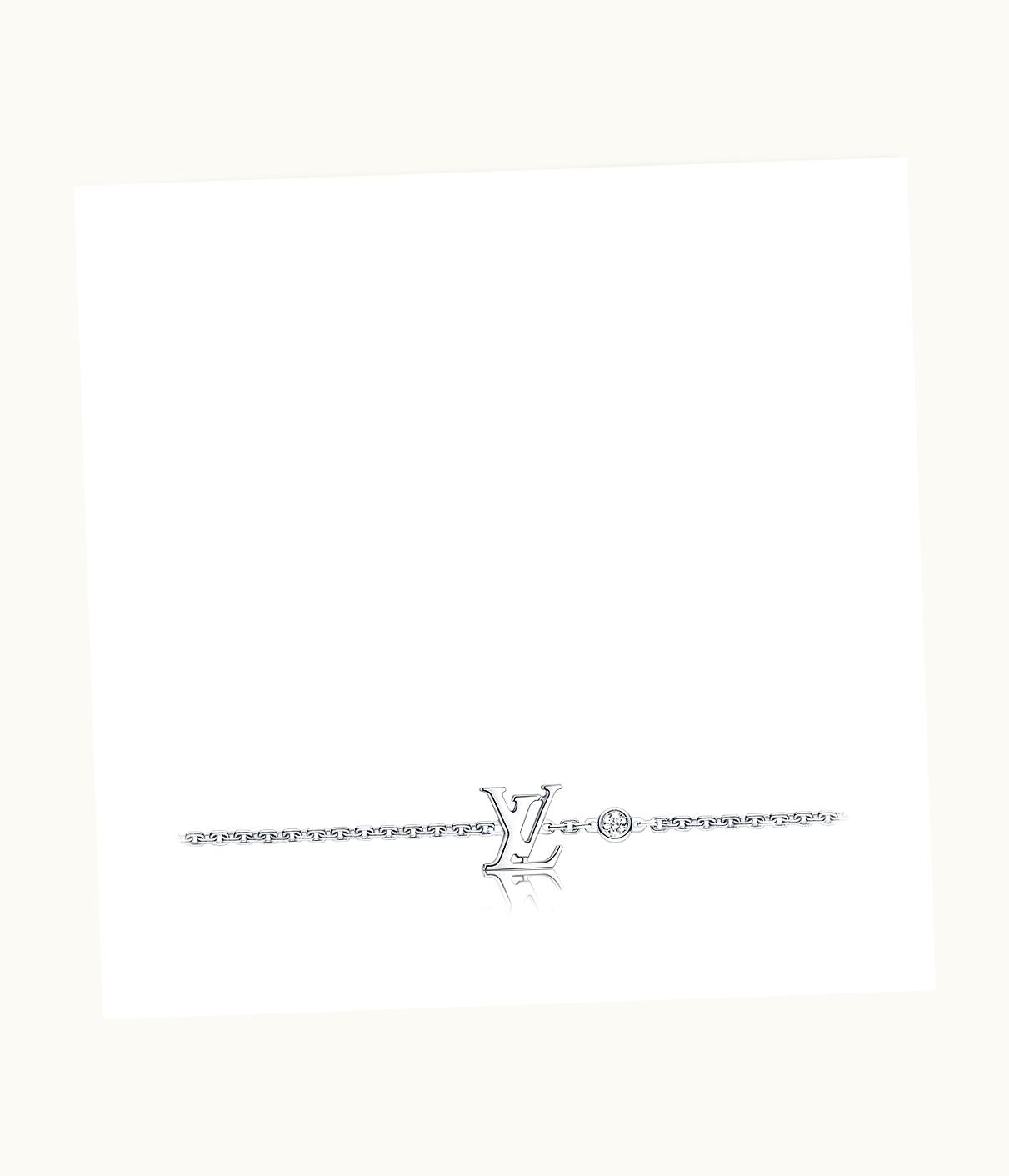 Louis Vuitton Louis Vuitton Idylle Blossom Lv Bracelet, White Gold And Diamond