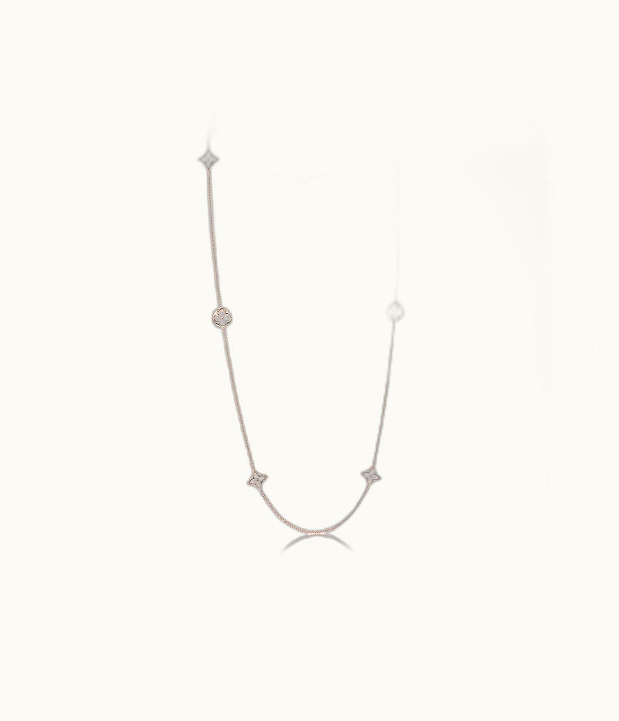 Louis Vuitton Louis Vuitton Colour Blossom BB Sautoir, Pink Gold, White Mother Of Pearl And Diamonds