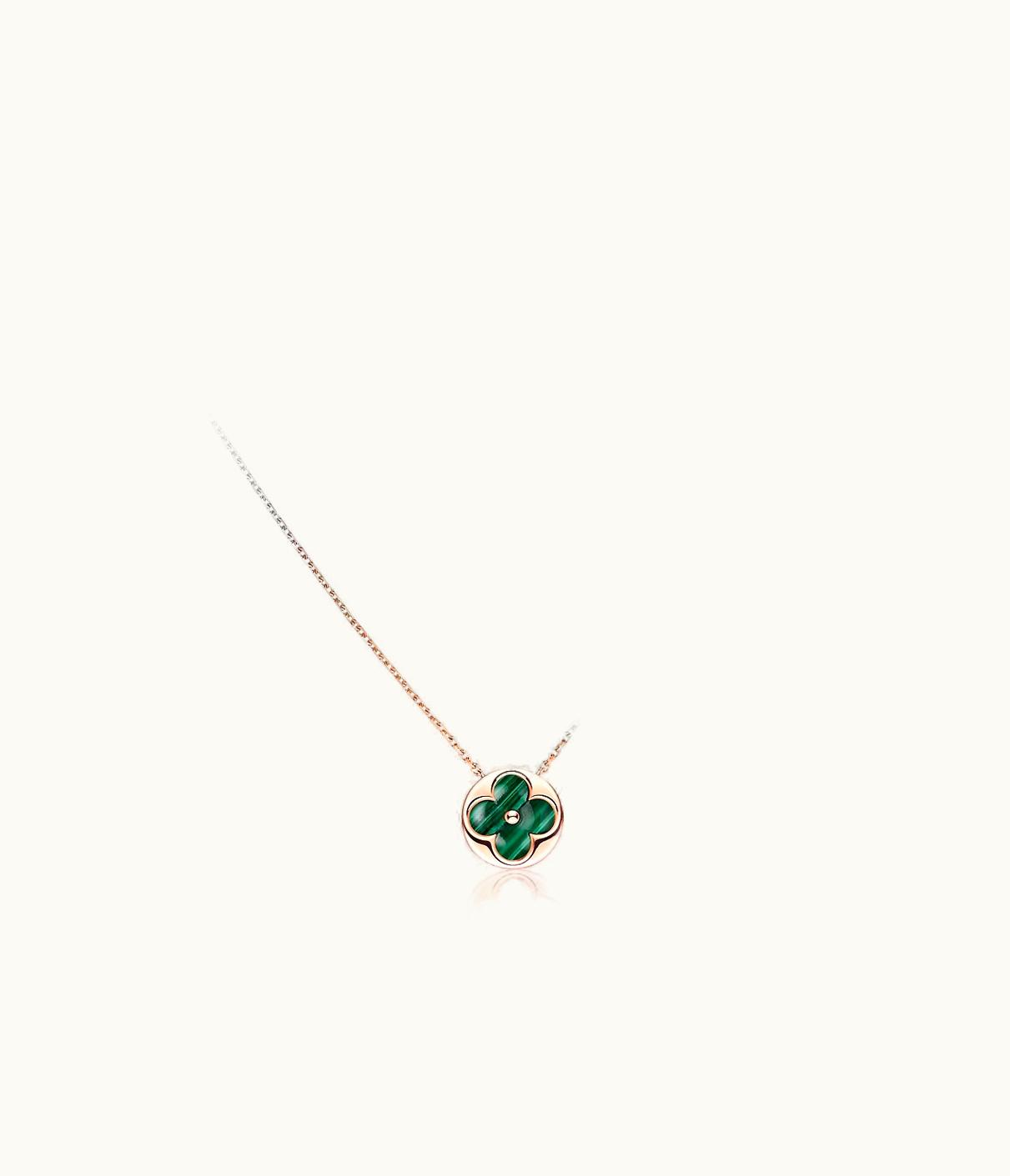 Louis Vuitton Louis Vuitton Colour Blossom BB Sun Pendant, Pink Gold, Malachite And Diamond