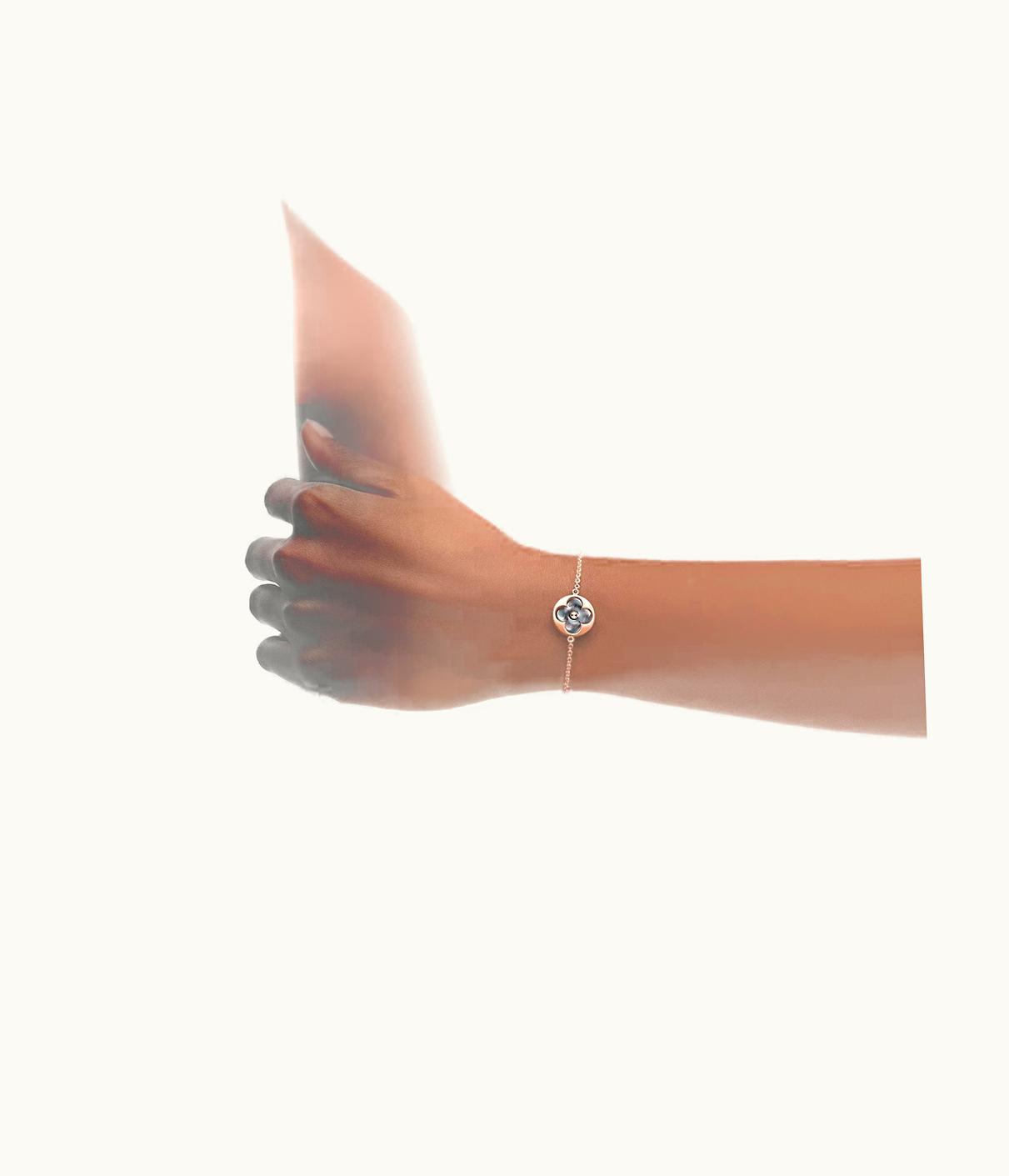 Louis Vuitton Louis Vuitton Colour Blossom Sun Bracelet, Pink Gold And Grey Mother-Of-Pearl