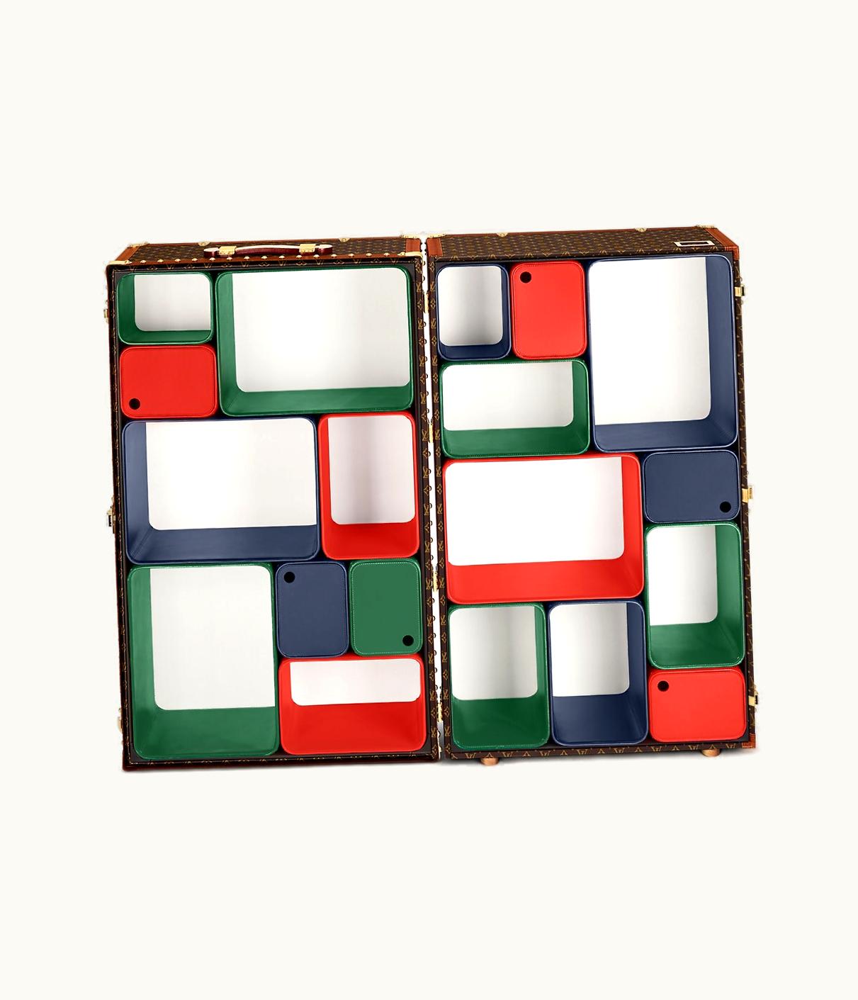 Louis Vuitton Louis Vuitton Wonder Cabinet Trunk X Marc Newson Tricolour
