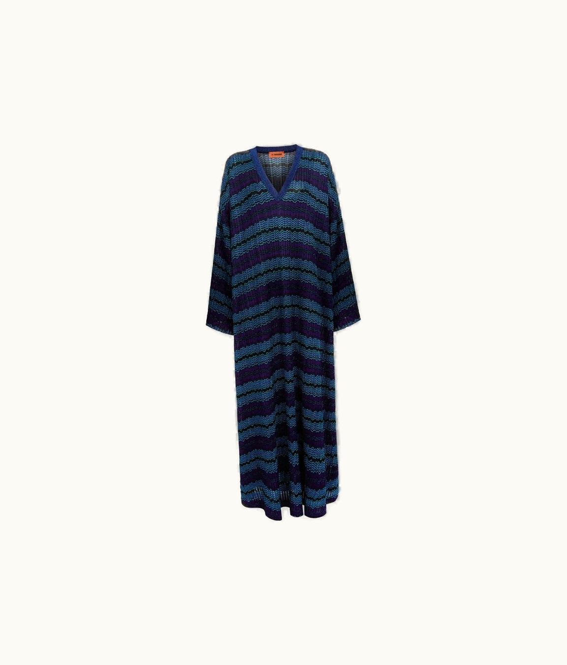 Missoni Missoni Long Kaftan With Jacquard And Lamé Techniques