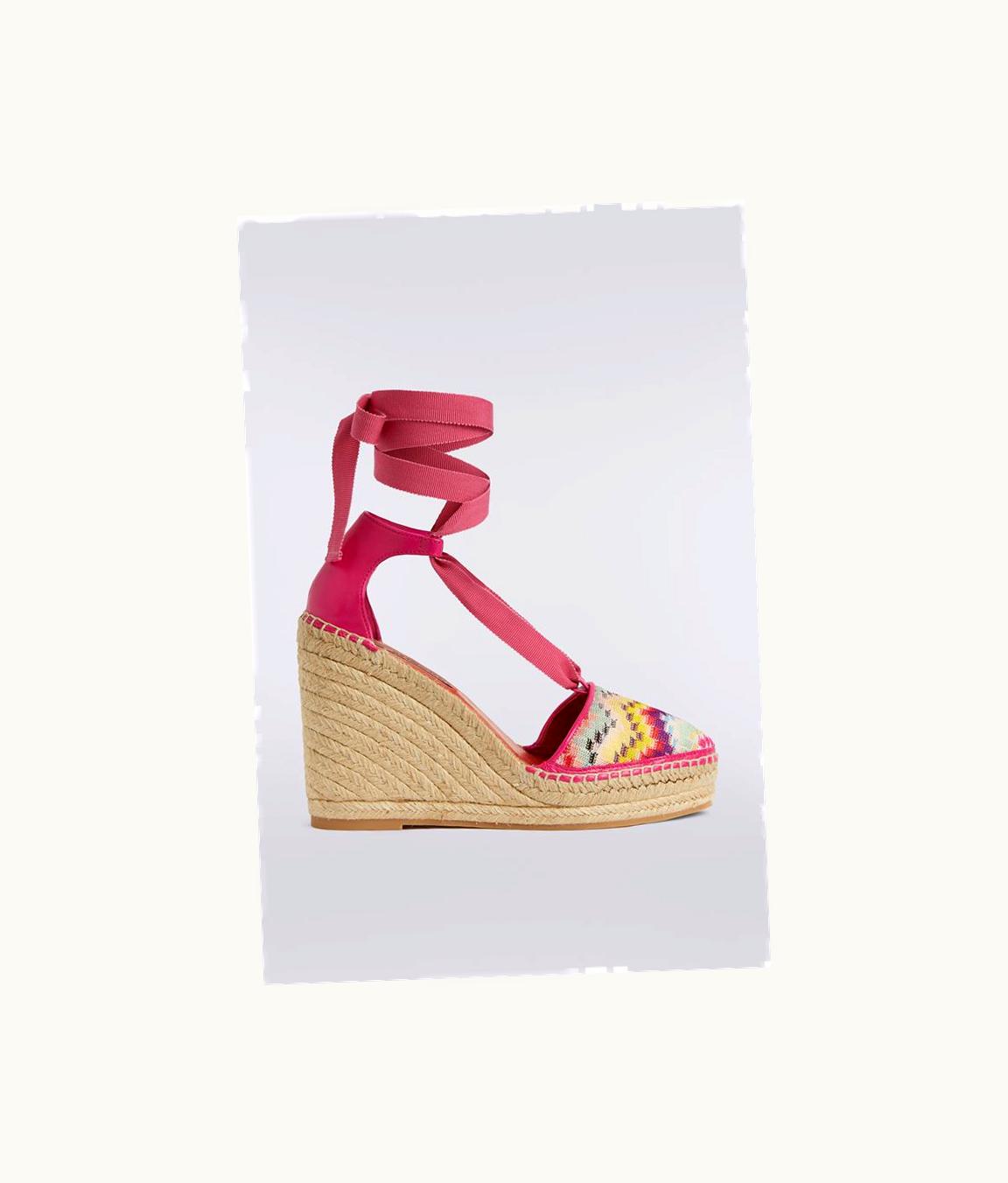Missoni Missoni Espadrilles With Chevron Fabric Upper And Wedge