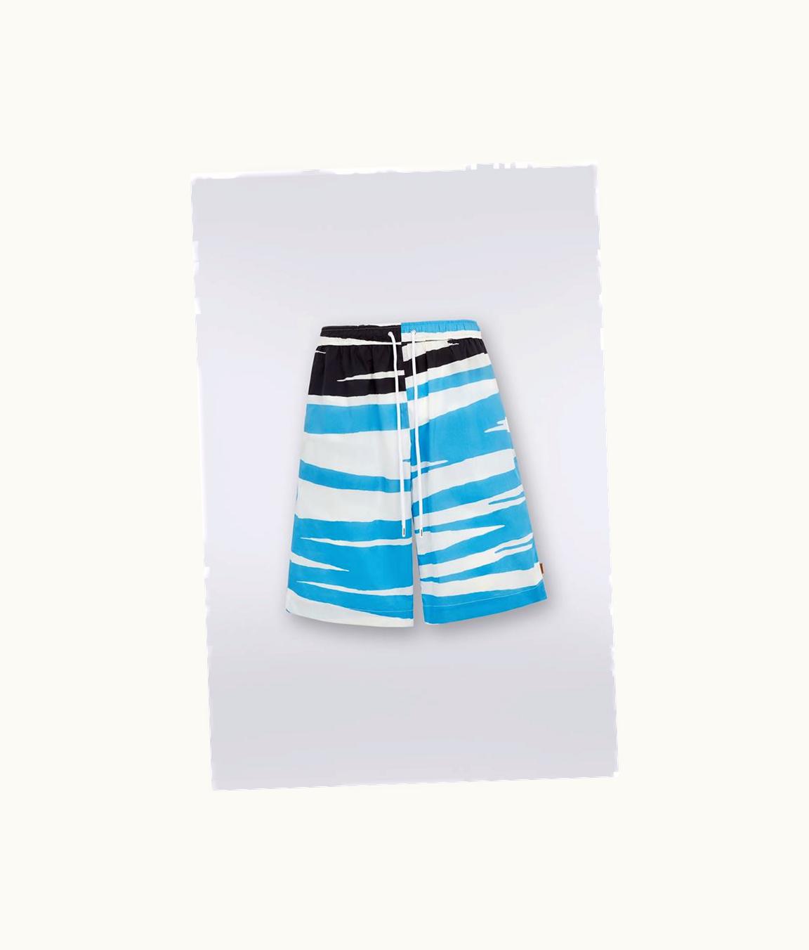 Missoni Missoni Cotton Bermuda Shorts With Slub Print