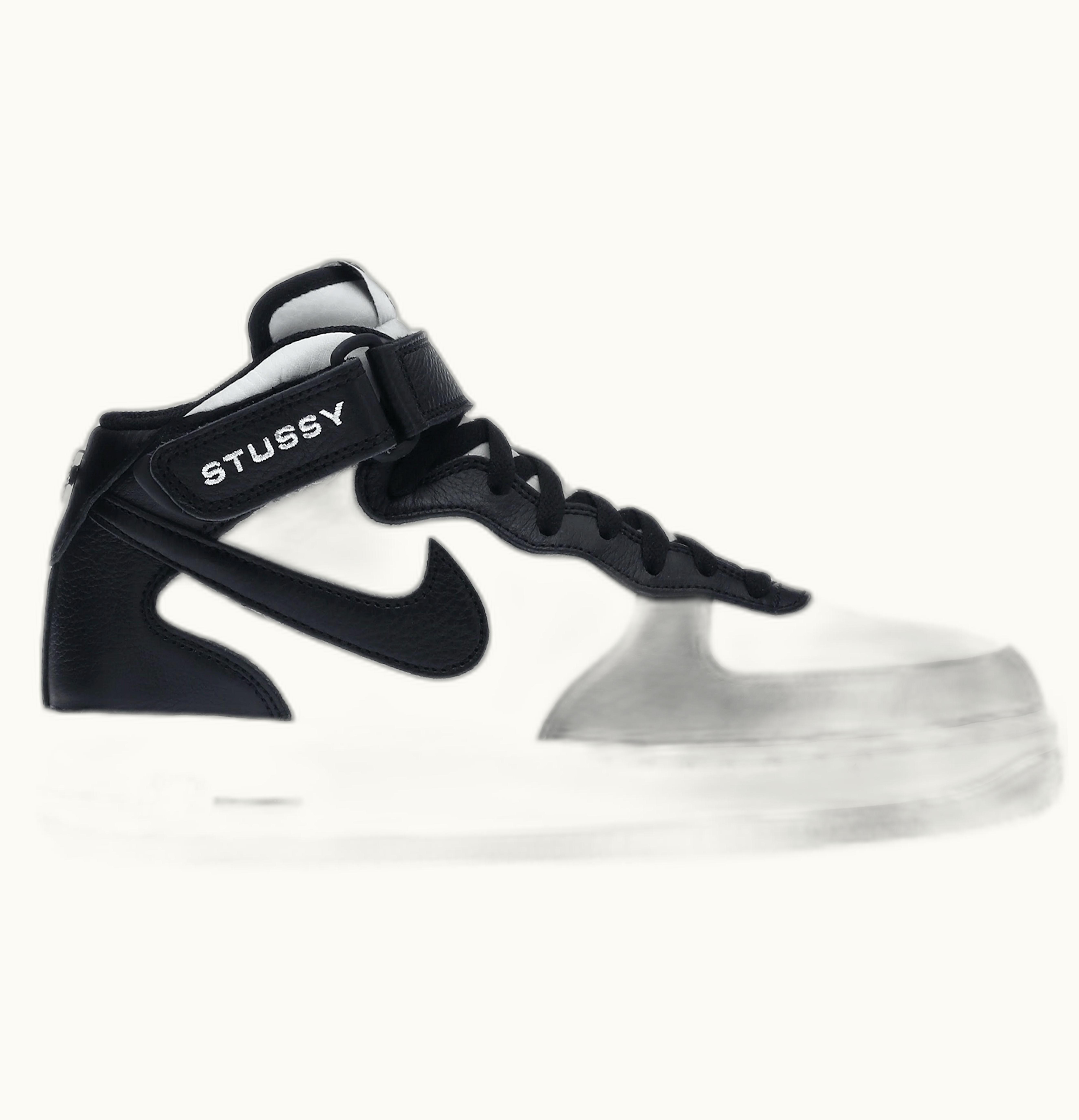 Nike Nike Air Force 1 Mid Stussy Grey Black