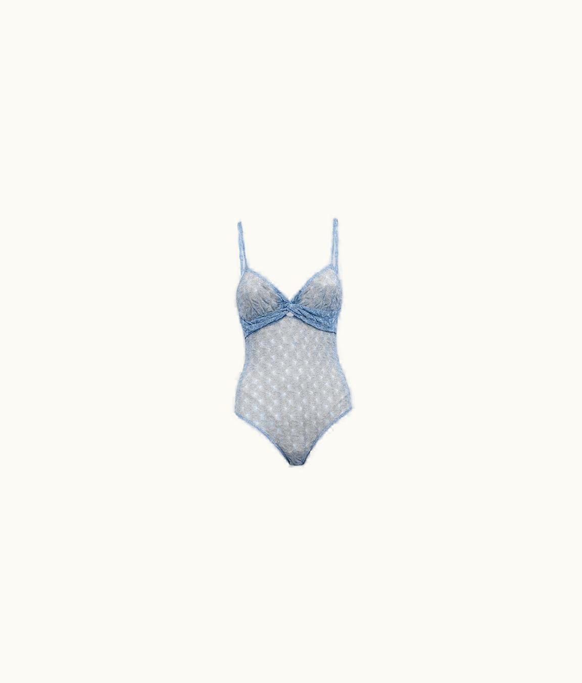 Missoni Missoni One-Piece Swimming Costume With Lace And Lamé Effect