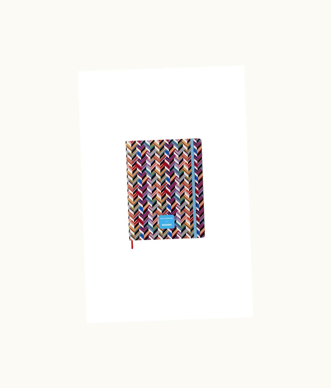 Missoni Missoni Moleskine For Missoni Notebook In Multicolour Zig Zag
