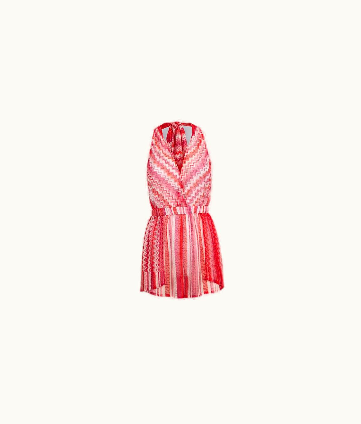 Missoni Missoni Short Chevron Viscose Blend Cover Up