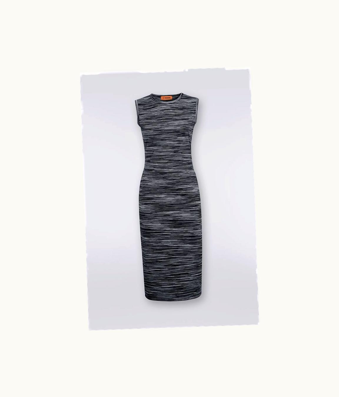 Missoni Missoni Sleeveless Sheath Dress In Slub Cotton Jersey