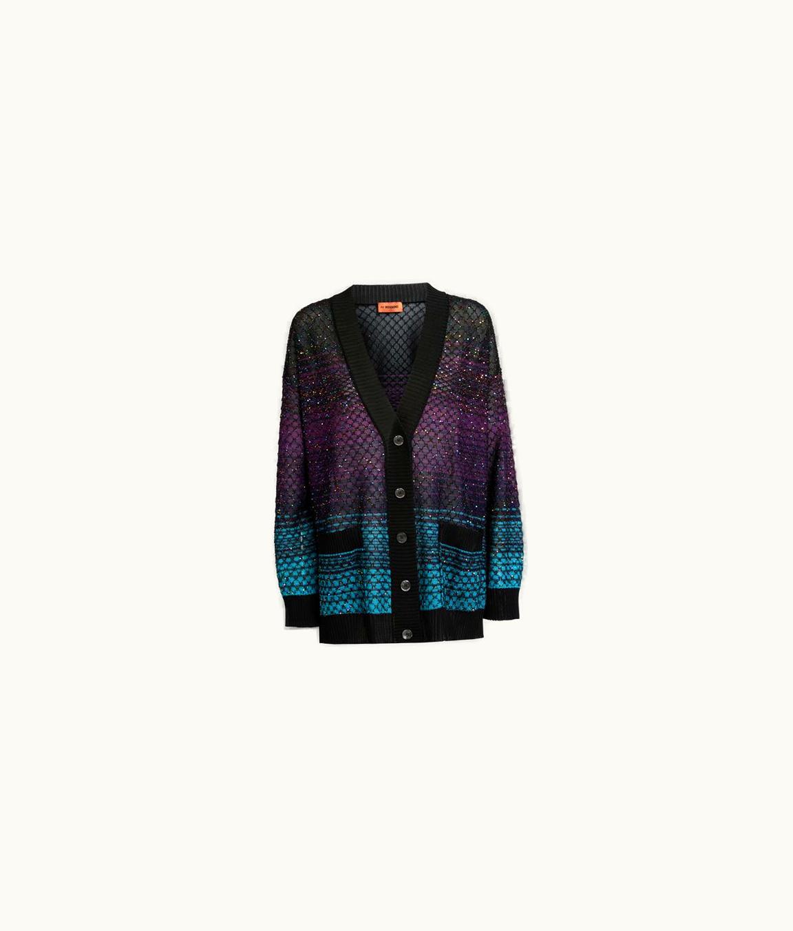 Missoni Missoni Oversized Loose-Knit Cardigan With Sequins
