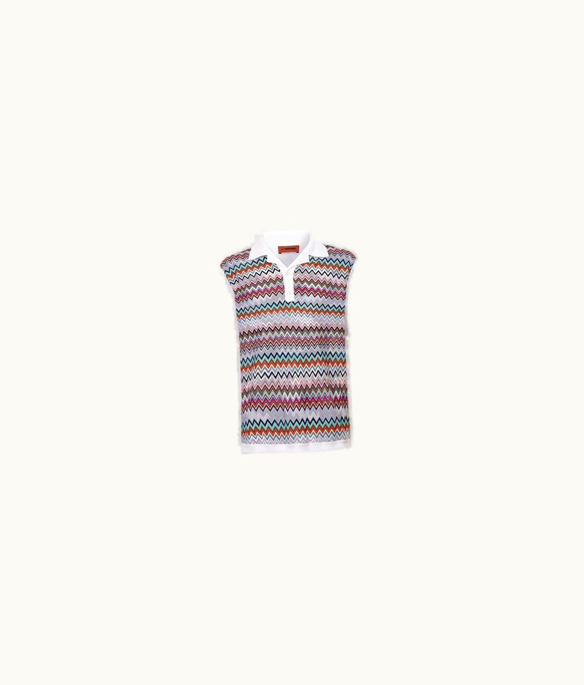 Missoni Missoni Cotton And Silk Short-Sleeved Polo Shirt
