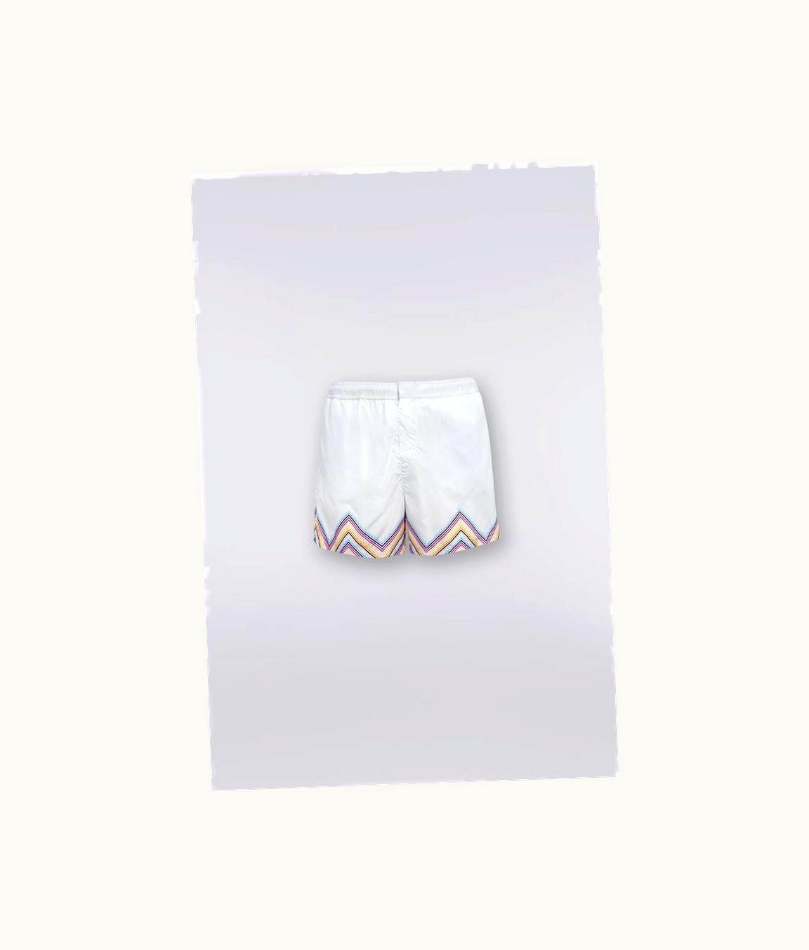 Missoni Missoni Nylon Blend Swimming Trunks With DéGradé Zigzag Print