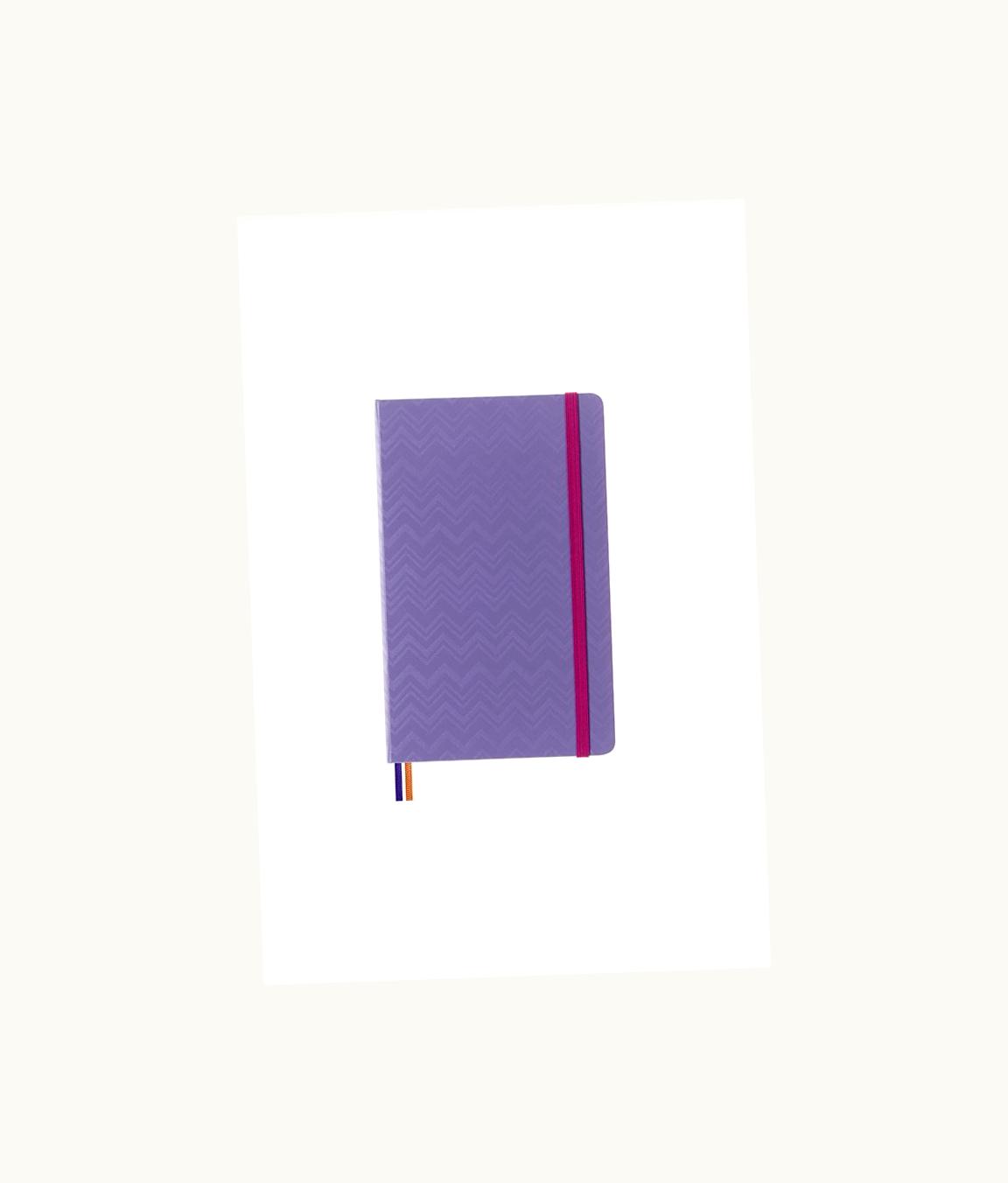 Missoni Missoni Moleskine For Missoni Diary 2023 In Purple Zig Zag