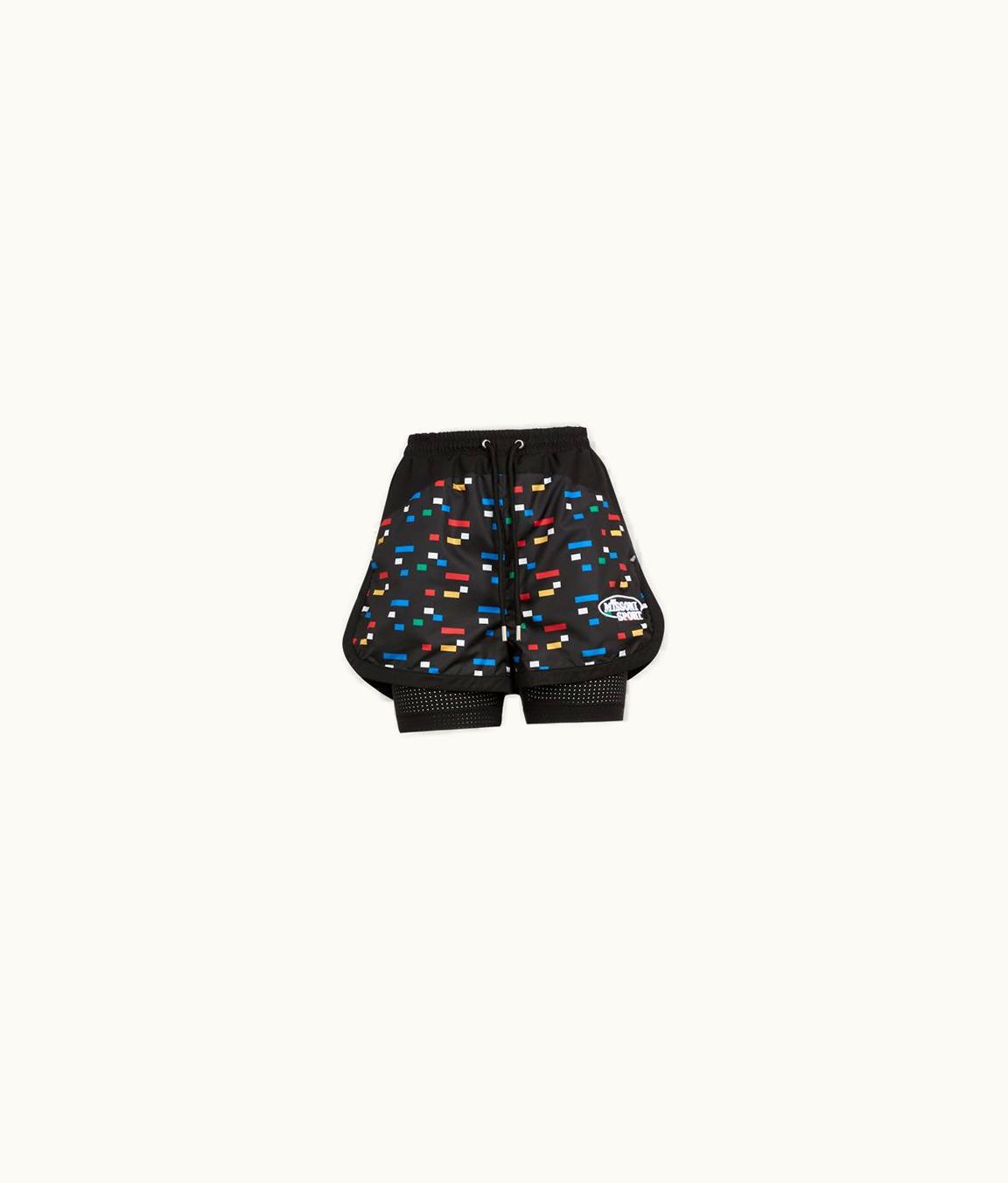 Missoni Missoni Shorts In Technical Fabric With Pixel Print UZ0151368