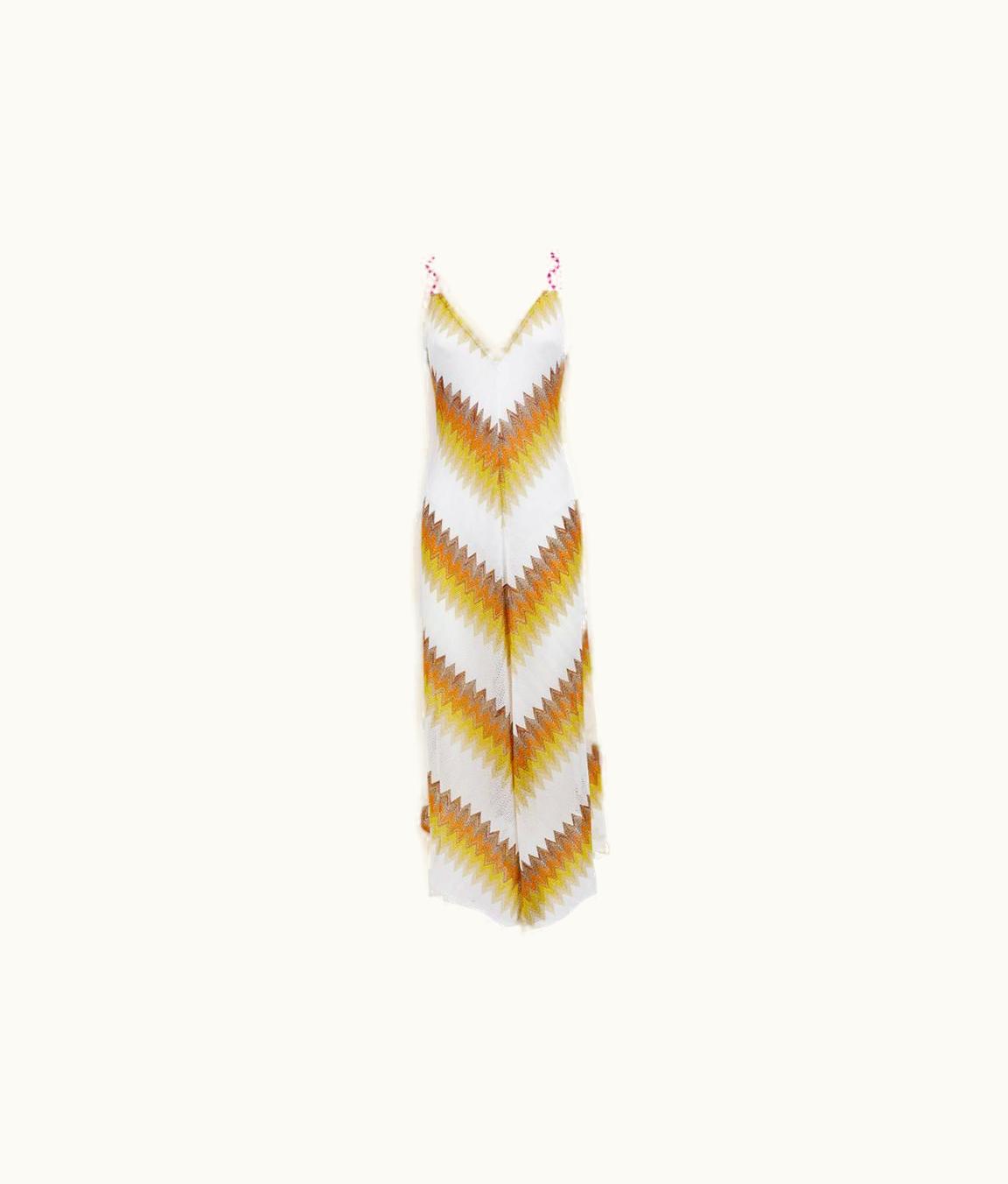 Missoni Missoni Long Cover Up With Braided Ribbon Straps