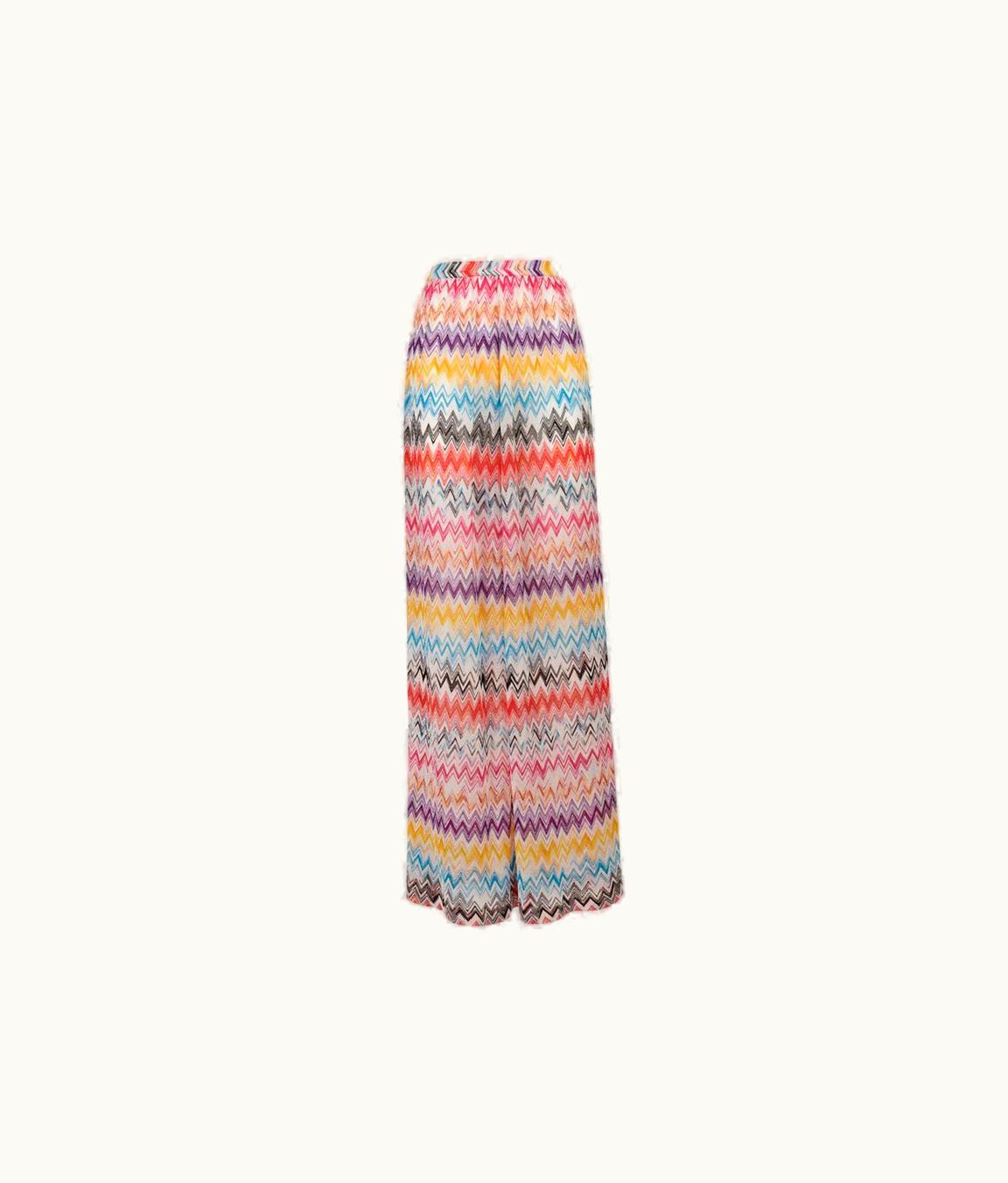 Missoni Missoni Viscose Cover Up Trousers With Side Slit