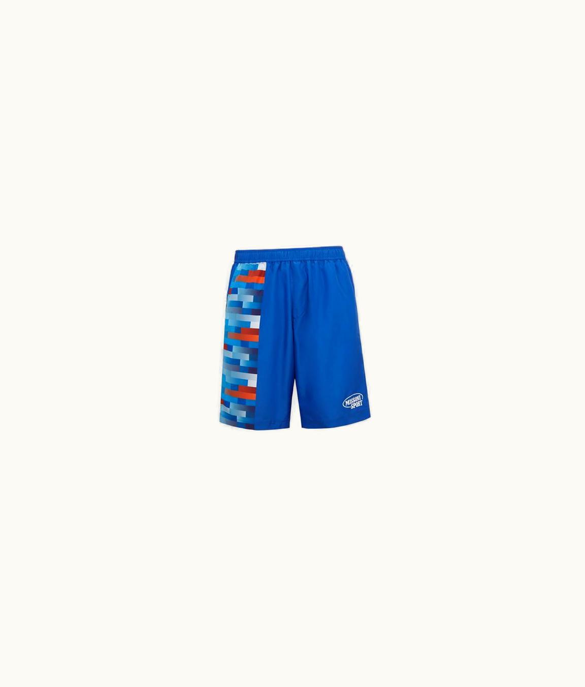Missoni Missoni Swimming Trunks With Logo And Insert In Heritage Colours