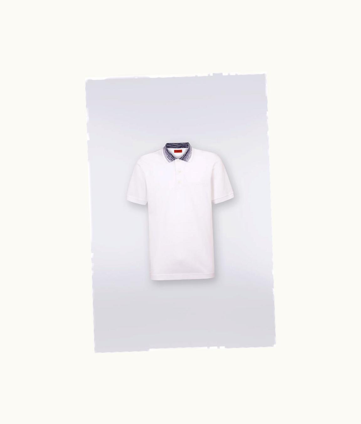 Missoni Missoni Polo Shirt With Short Sleeves White