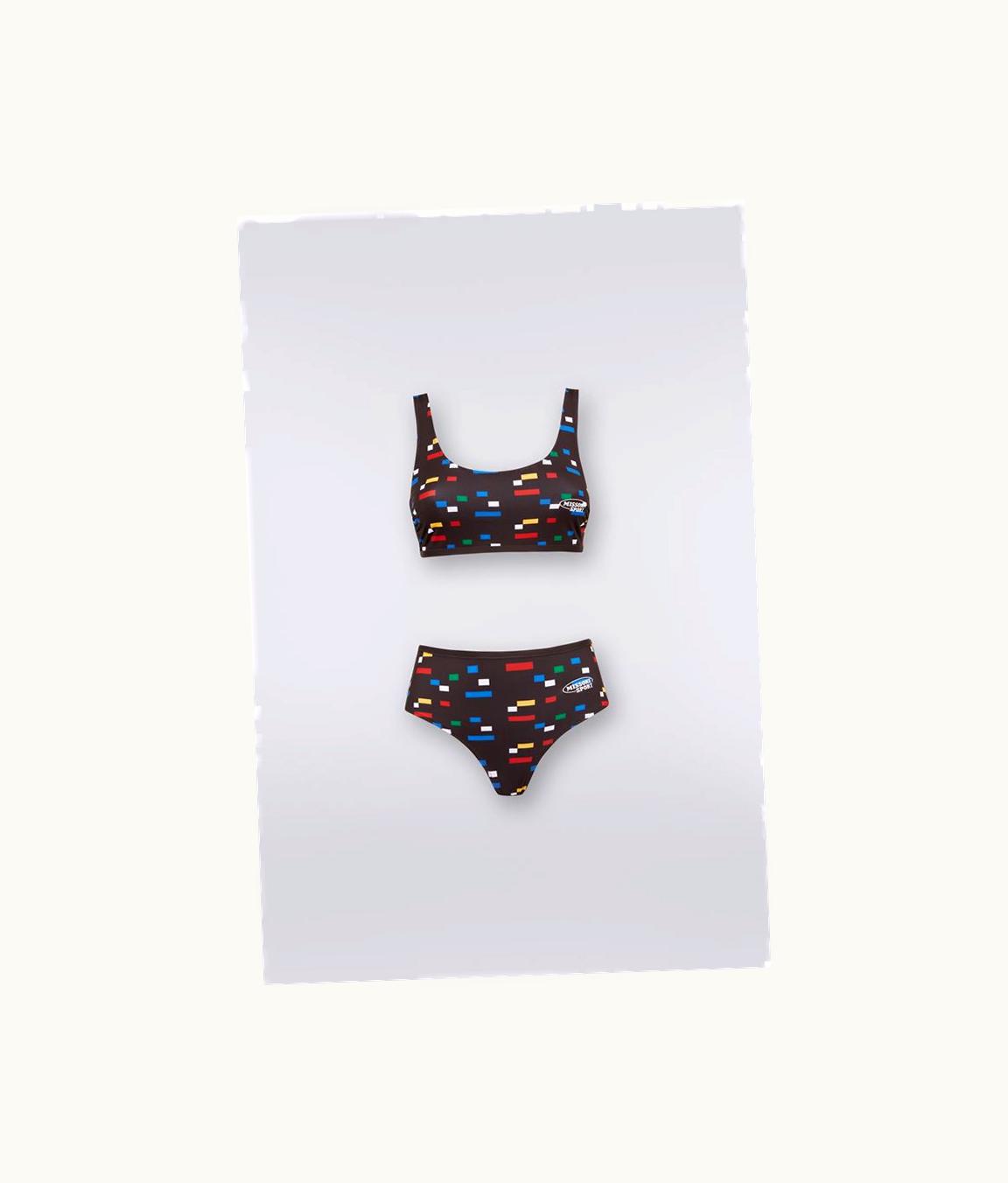 Missoni Missoni Sporty Bikini In Technical Stretch Fabric With Pixel Print UZ0151516