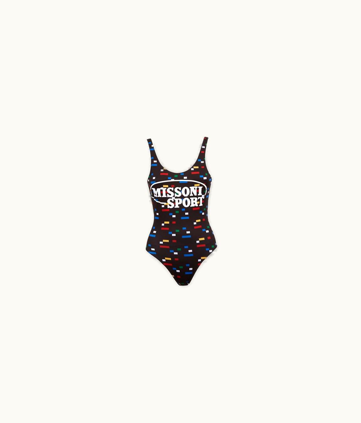 Missoni Missoni Sporty Pixel Print One-Piece Swimming Costume UZ0151577