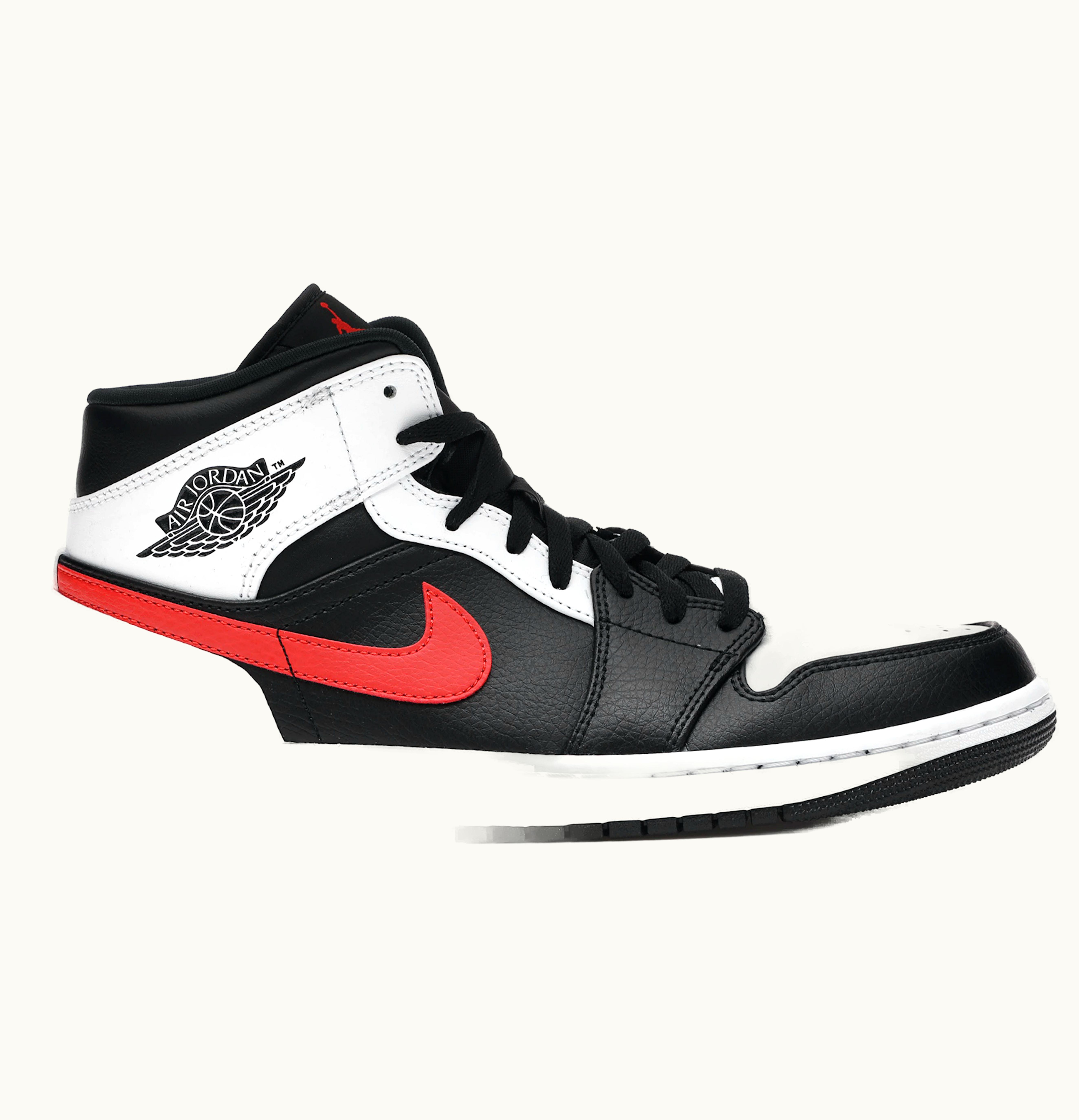 Jordan Air Jordan 1 Mid Black Chile Red White