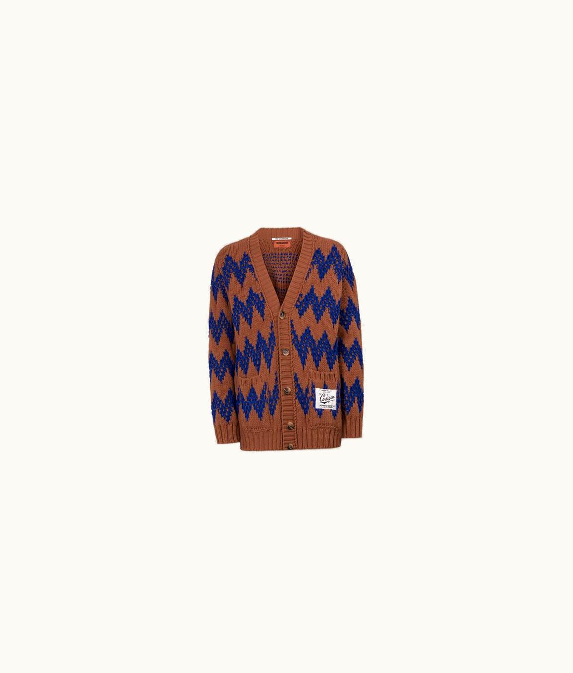 Missoni Missoni Cardigan With Long Sleeves Yellow And Blue