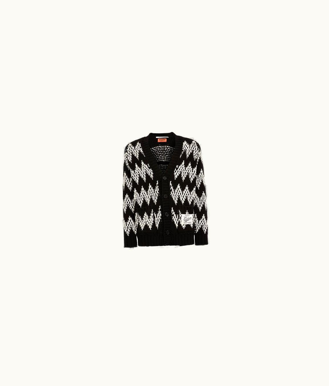 Missoni Missoni Cardigan With Long Sleeves Black And White