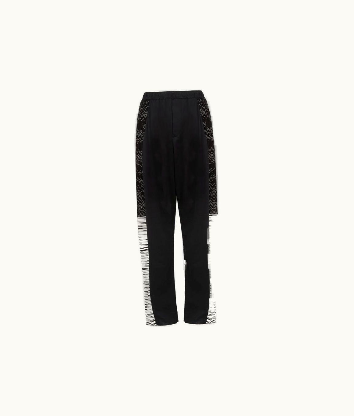 Missoni Missoni Cotton And Viscose Jogger Trousers With Inserts