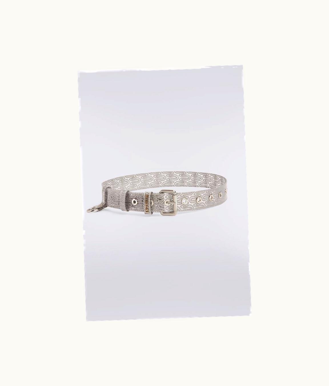 Missoni Missoni Pvc-Coated Fabric Belt With Logo Belt Loop
