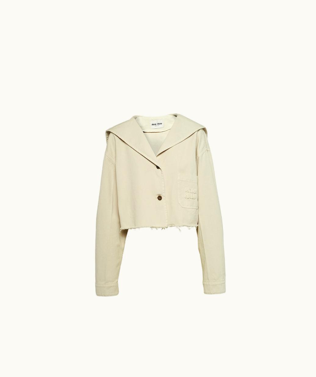 Miu Miu Miu Miu Drill Blouson Jacket UZ0152379