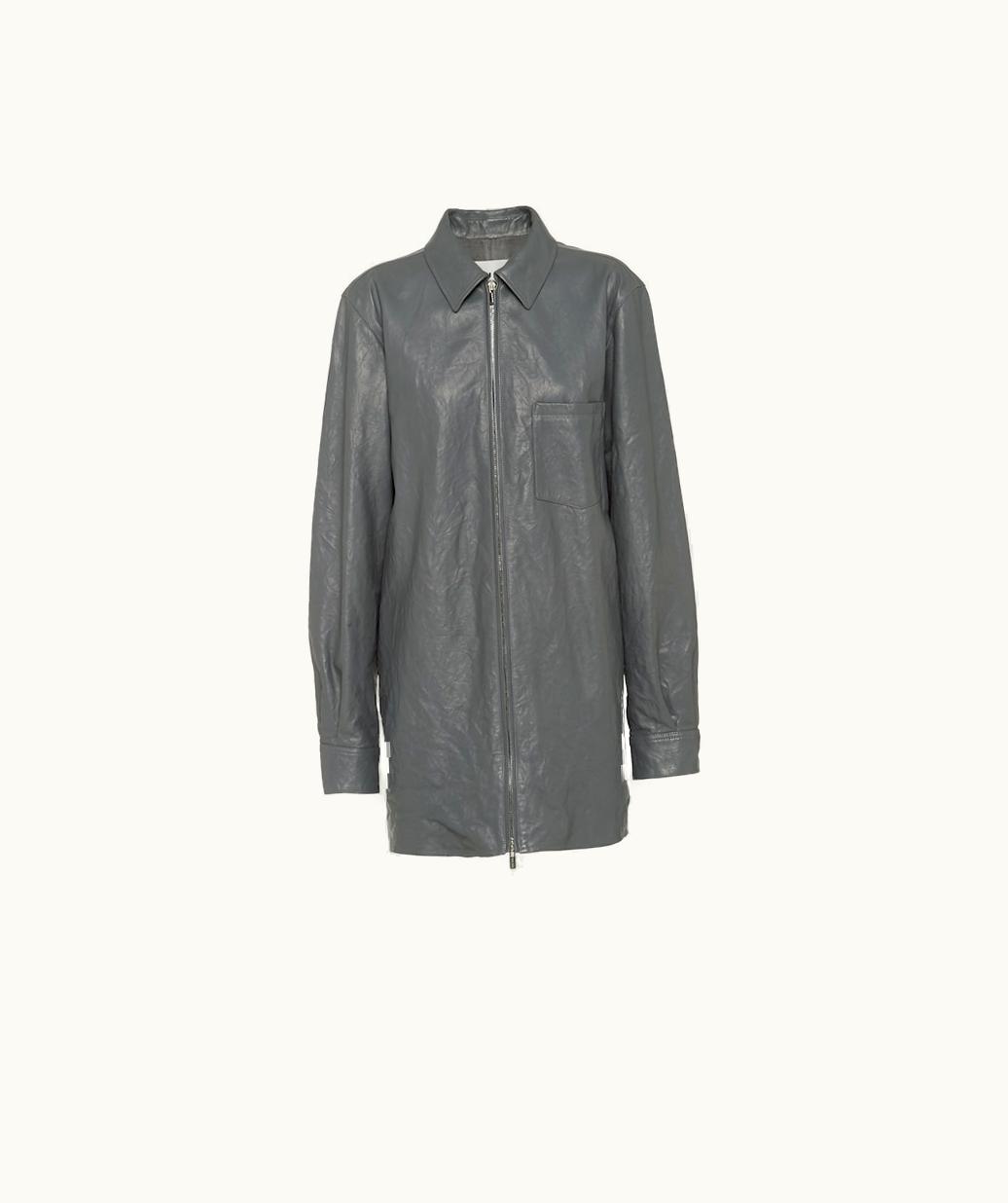 Miu Miu Miu Miu Nappa Leather Shirt UZ0152415