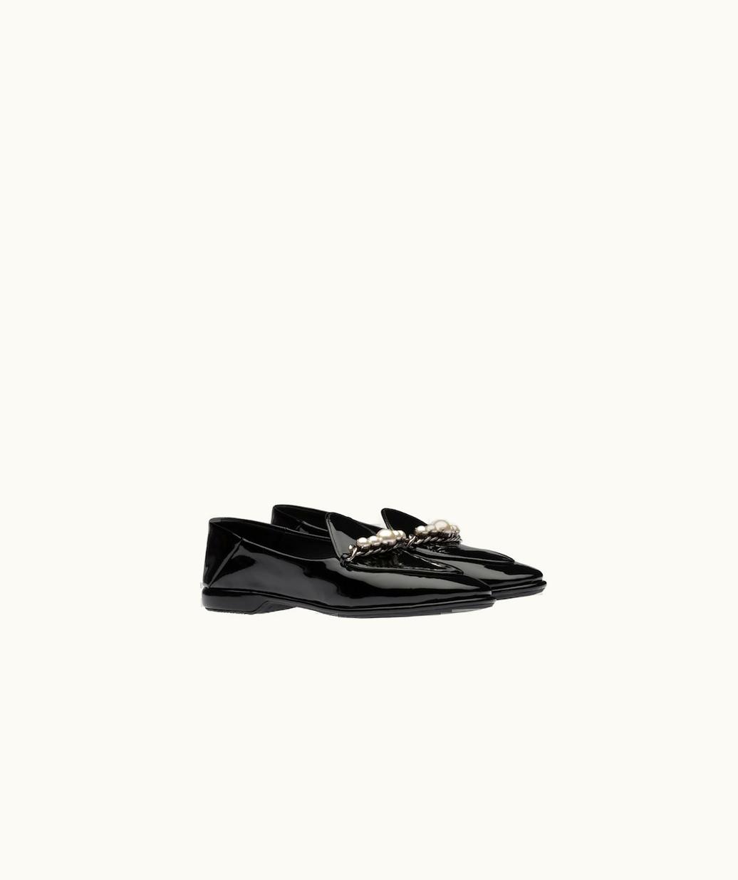 Miu Miu Miu Miu Patent Leather Loafers UZ0152426