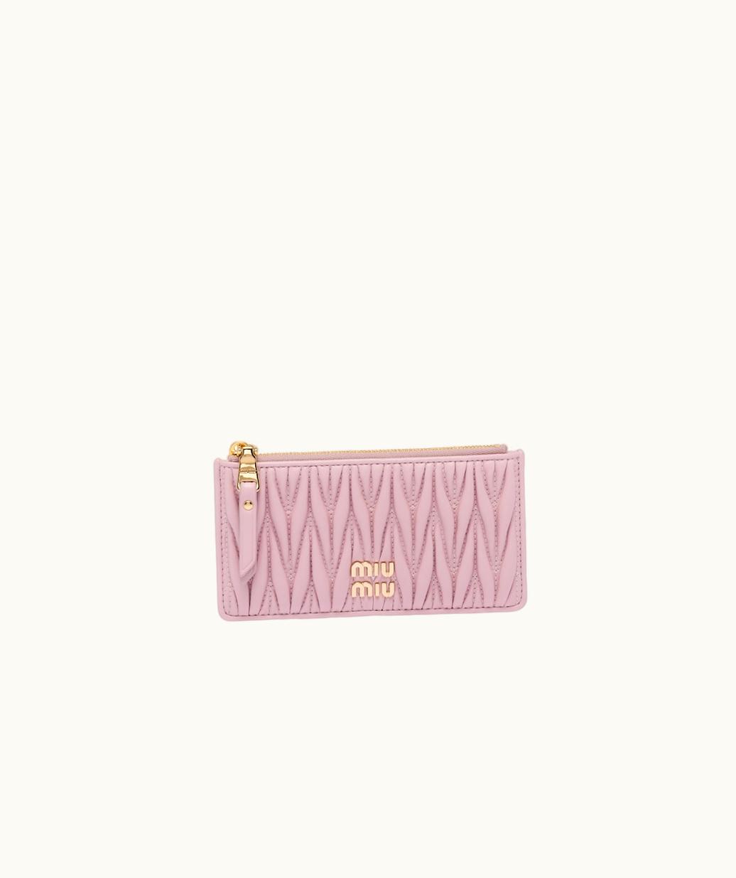 Miu Miu Miu Miu Matelassé Nappa Leather Envelope Wallet UZ0152436