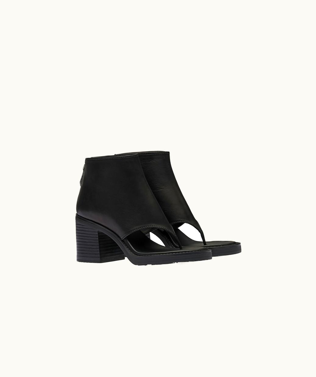 Miu Miu Miu Miu Leather Thong Booties UZ0152442