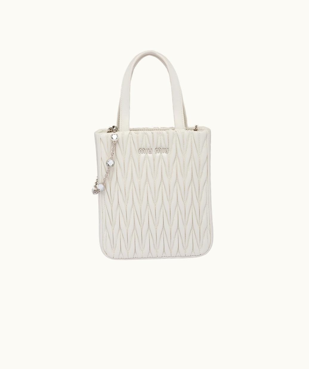 Miu Miu Miu Miu Matelassé Nappa Leather Handbag UZ0152450