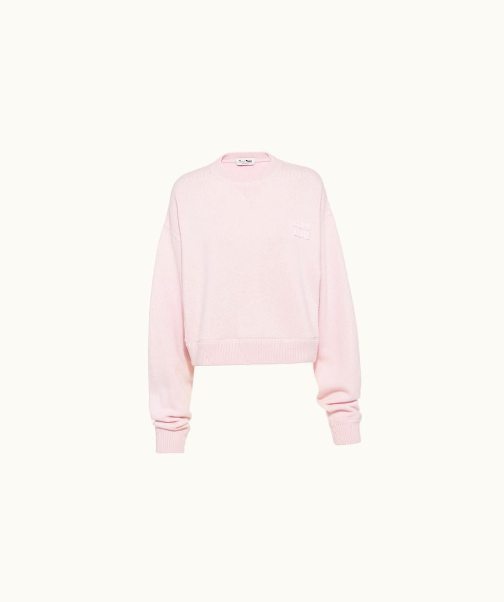 Miu Miu Miu Miu Oversized Wool And Cashmere Sweater