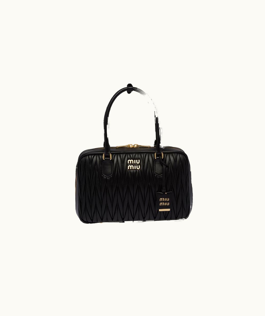 Miu Miu Miu Miu Matelassé Nappa Leather Top-Handle Bag UZ0152564