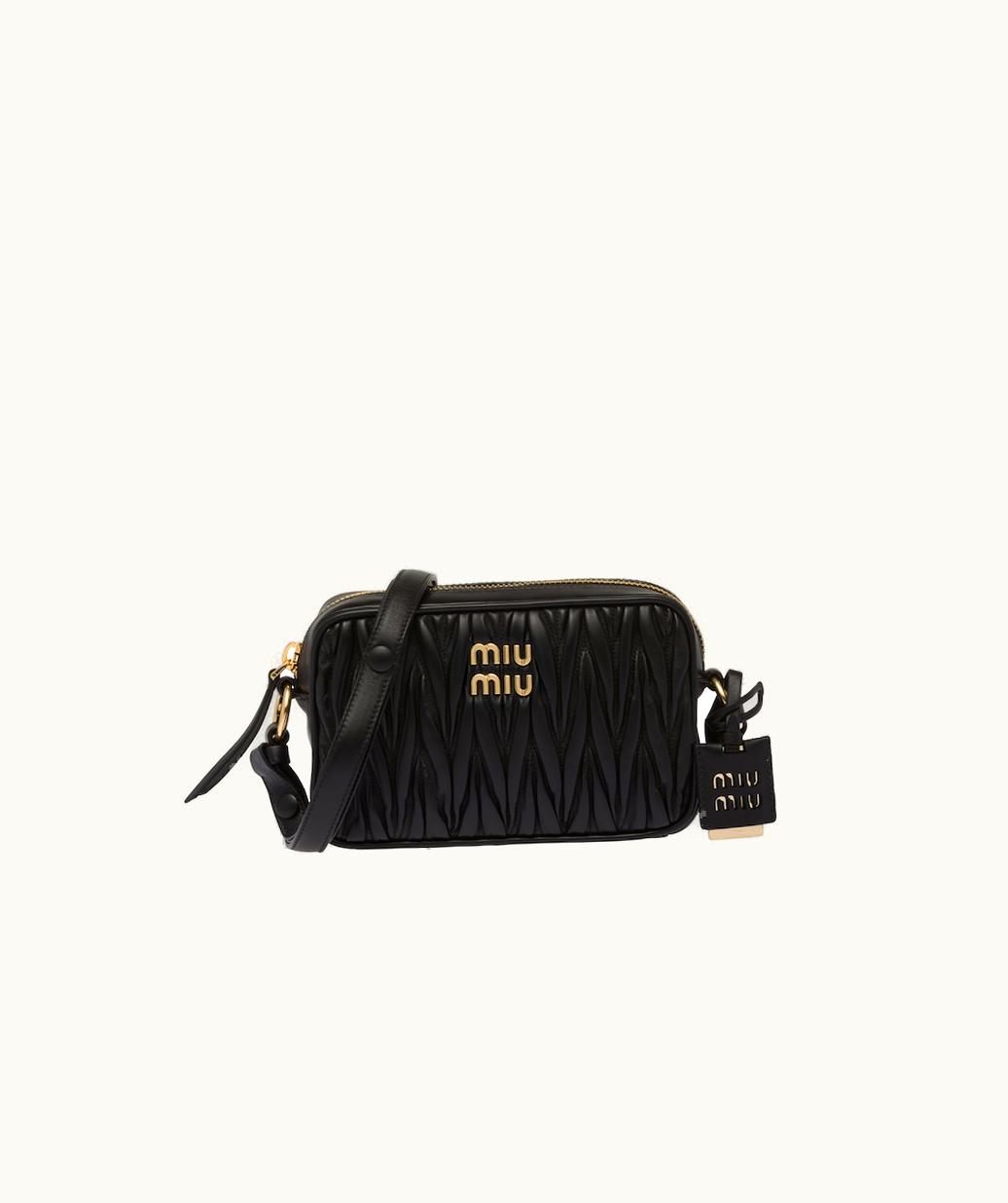 Miu Miu Miu Miu Matelassé Nappa Leather Shoulder Bag UZ0152618