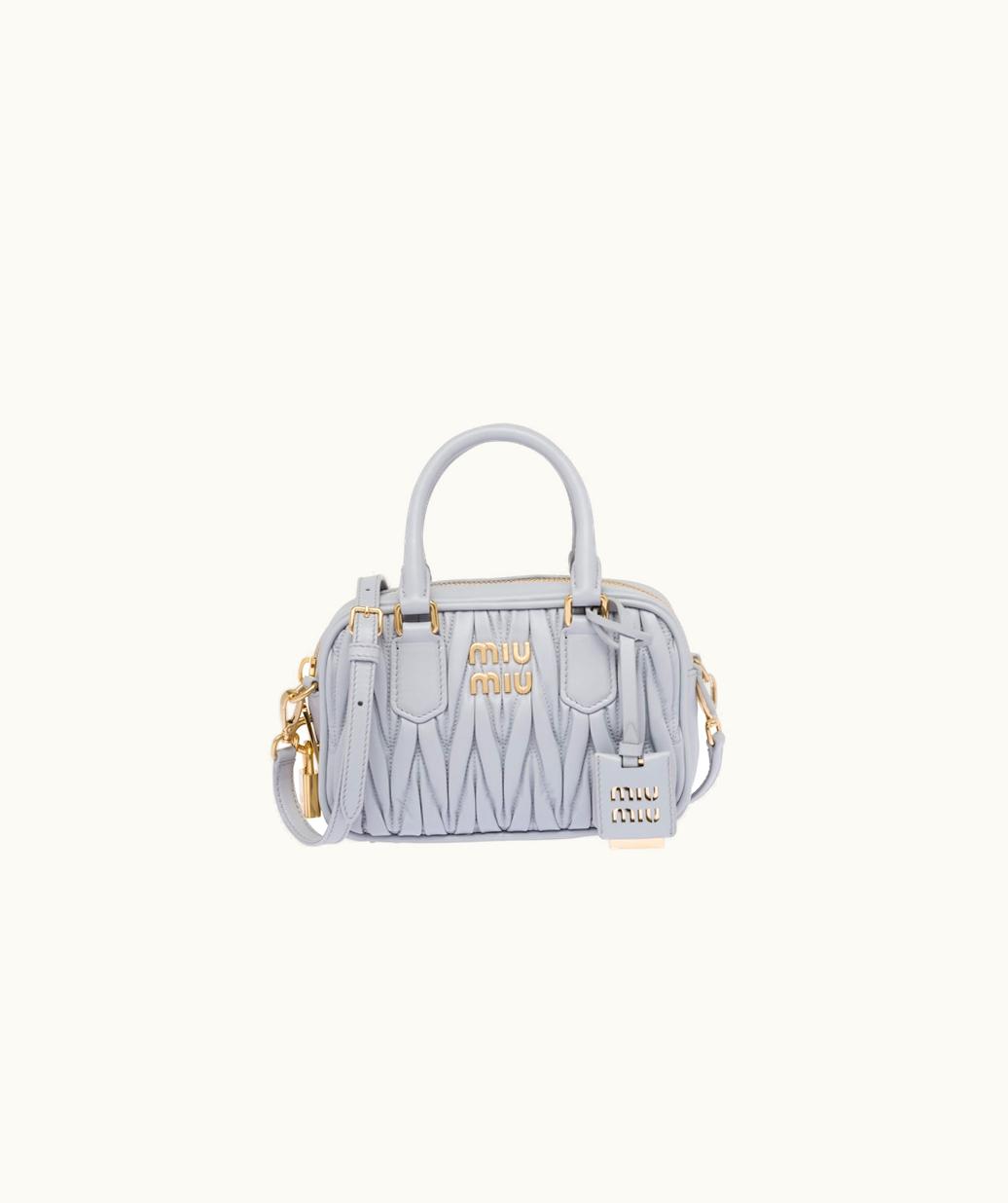 Miu Miu Miu Miu Matelassé Nappa Leather Top-Handle Bag UZ0152662