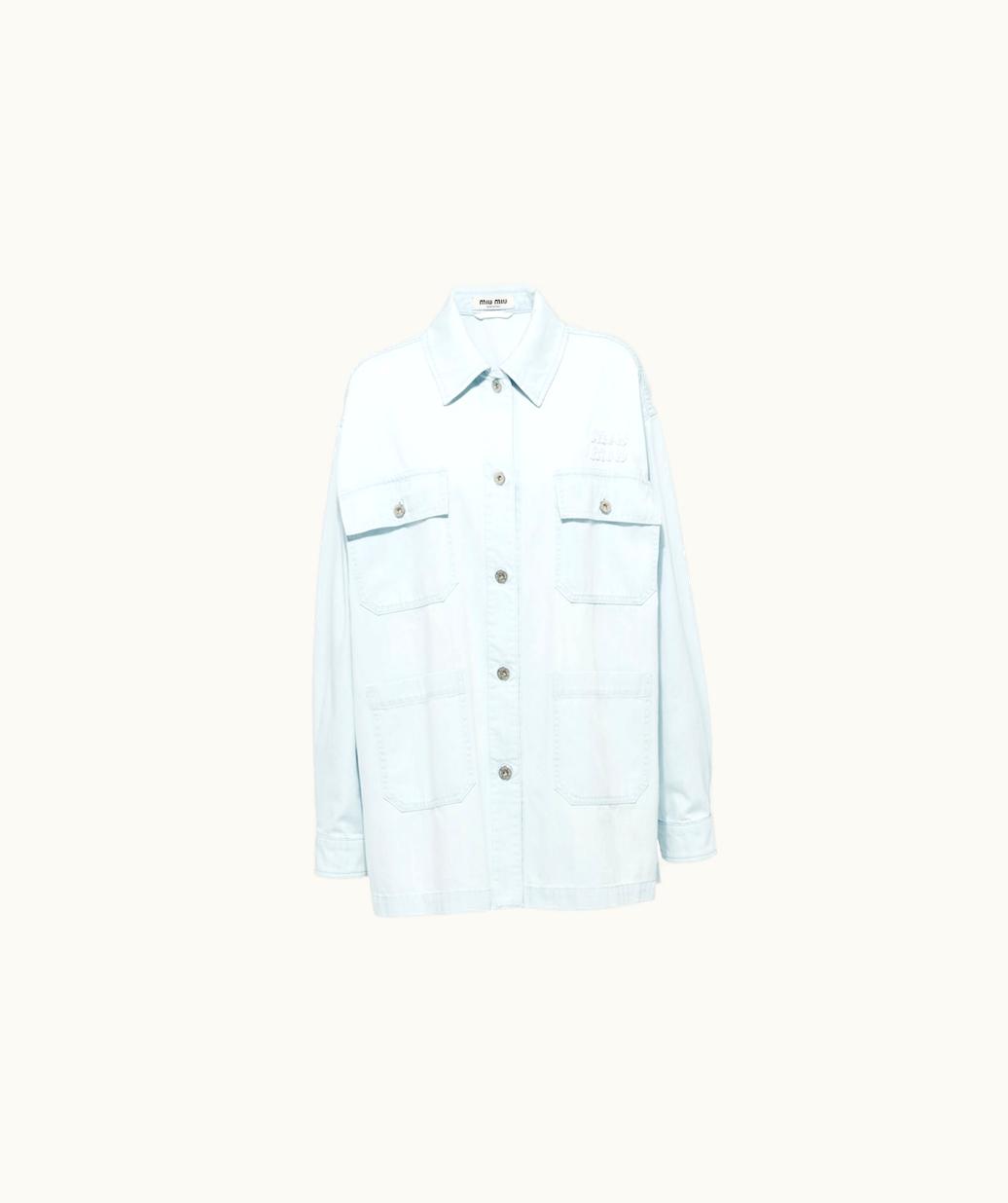 Miu Miu Miu Miu Denim Blouson Jacket UZ0152664