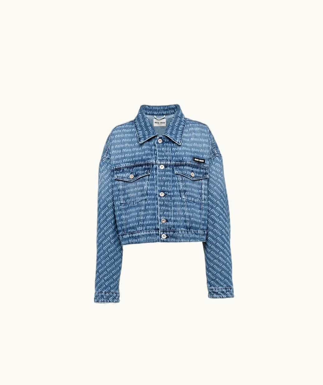 Miu Miu Miu Miu Denim Blouson Jacket UZ0152686