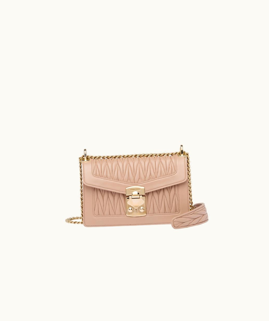 Miu Miu Miu Miu Confidential Matelassé Nappa Leather Bag UZ0152702
