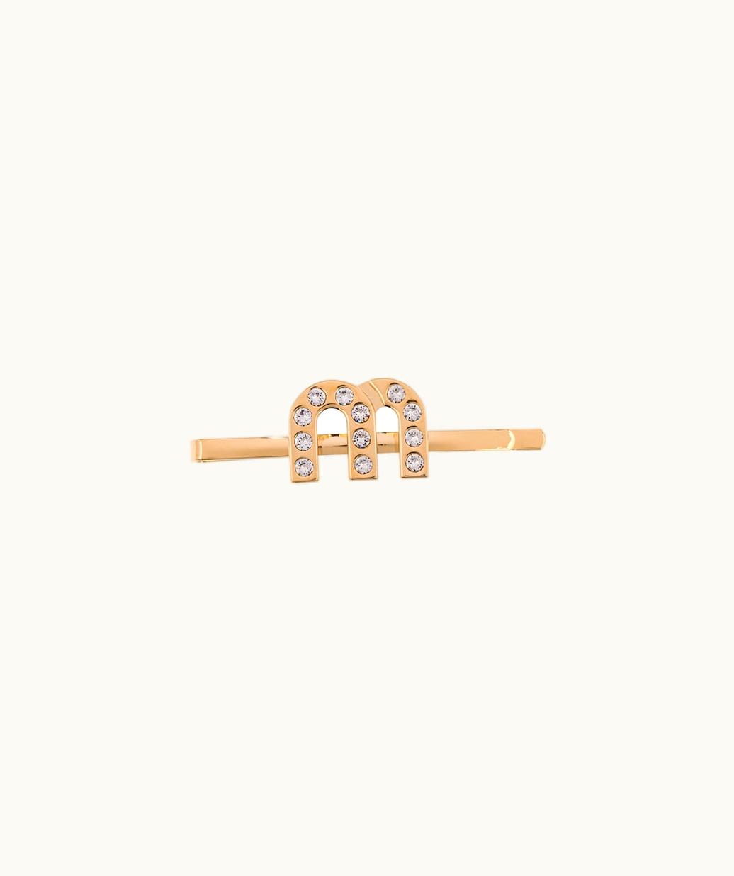 Miu Miu Miu Miu Plexiglas And Metal Hair Clip UZ0152722