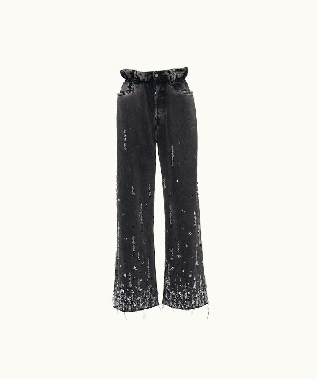 Miu Miu Miu Miu Black Denim Pants UZ0152726
